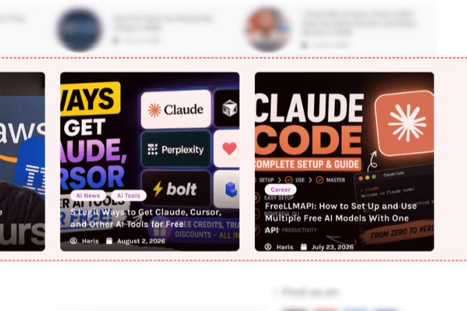 Visual picker selecting a sponsored element on a webpage